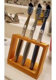 Resim Opencart Üçlü Diş Fırçalığı Sadece Plastik Aparattır 