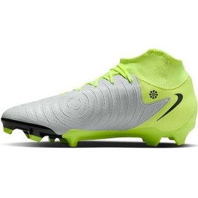 Resim Nike Phantom Gx2 Academy Fg/mg Mens Football Shoes Bilekli Çoklu Zemin Kramponu Gri Gri 