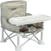 Resim FUNKY CHAIRS Deluxe Portatif Katlanabilir Mama Sandalyesi Açık Gri 