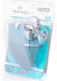 Resim Dar Kapaklı Tuvalet Kağıdı Askısı Wc Kağıtlığı Wc Paper Holder 