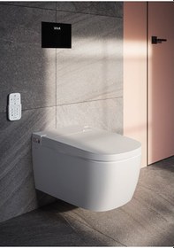 Resim VitrA V-Care Comfort 5674B403-6194 Akıllı Klozet, 60 cm, Beyaz 