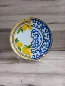 Resim Fermato 6 Kişilik Porselen Servis Tabağı Seti Lemone Serisi Çok Renkli 