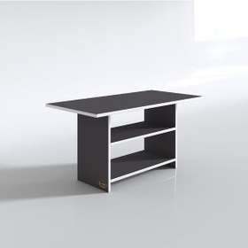 Resim Kenzlife orta salon sehpası hamburg gri 045*070*50 yemek masası 