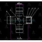 Resim Esse Otomotiv L-200 06- 4×2 4×4 İstoz Mafsal Ş 101Mm X 30Mm İçten Segman - MHR-10403 - GUM-99 
