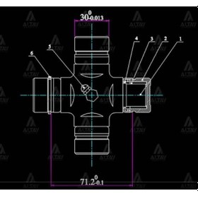 Resim Esse Otomotiv L-200 06- 4×2 4×4 İstoz Mafsal Ş 101Mm X 30Mm İçten Segman - MHR-10403 - GUM-99 