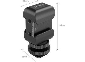 Resim Smallrig 2996 Kablosuz Mikrofon Için Ikisi Bir Arada Braket 
