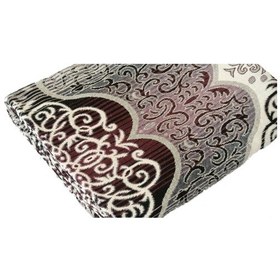 Resim Adaş Serme Osmanlı Desenli, Biyel Halı Örtüsü,Çok Amaçlı Kullanım Bordo 