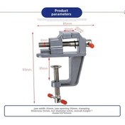 Resim Teltree Alüminyum Mini Masat Somunu - Dıy Projeler İçin Dayanıklı 45 Çelikli Ev & Workshop Aleti Kutu Paketli 1601 