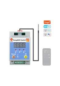 Resim Skycity Zemin Sıcaklık Nem Kontrol Cihazı, Wifi İle Akıllı Uygulama Ve Ses Kontrolü, 20a Akım, 1m Su Geçirmez Sensör Kablosu 