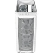 Resim Coolermaster Haf 500 Tg Gaming Ceb Atx Pc Kasası H500-WGNN-S00 Beyaz 
