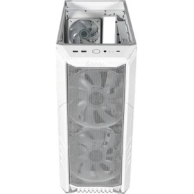 Resim Coolermaster Haf 500 Tg Gaming Ceb Atx Pc Kasası H500-WGNN-S00 Beyaz 