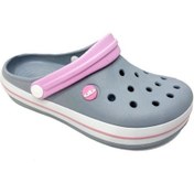 Resim E195-21 Medical Sabo Kadın Terlik Gri Beyaz Pembe Gri 