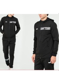 Resim Nike Ea-4030 Erkek Eşofman Takımı Polyester Siyah 