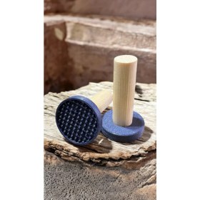 Resim Zeus Waffle Desen Kurabiye Aparatı 5 cm Mavi 