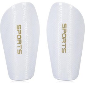 Resim Beyaz Yetişkinler Gençler Çocuklar İçin Futbol Tekmelikleri Futbol Koruyucu Ekipmanları Beyaz 