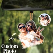 Resim 1 adet Özel Fotoğraf, Araba Kolye, Araç Araba Asılı Süs, Ayna Dekorasyonu, Özel Dekorasyon Özel Fotoğraf, DIY Özel Doğum Günü Festivali Hediye Yıldönümü Hediye Erkek Arkadaş Kız Arkadaş, Evcil Hayvan, Çift, Aile, Kedi, Köpek Fotoğrafı 