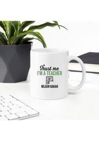 Resim Öğretmene Özel Tasarımlı Isimli Kupa Bardak 