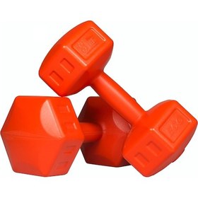 Resim Ecgspor 8 KG x 2 Adet Dambıl Seti Turuncu 