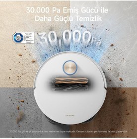 Resim Dreame X50 Pro Ultra Complete 30.000pa Emiş Gücü Robot Süpürge Beyaz 
