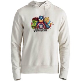 Resim Alfa Tshirt Avengers Ekru Çocuk Sweatshirt 