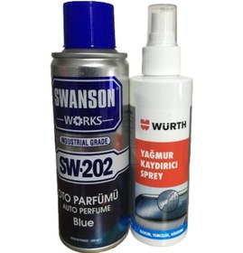Resim Swanson Works Oto Parfümü 200 Ml + Würth Yağmur Kaydırıcı Sprey 