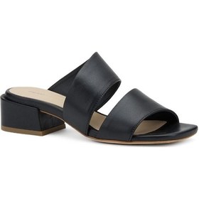 Resim Terlik Kadın 87P1 Frau NAPPA Leather Nero 