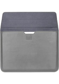 Resim Apple Uyumlu MacBook Air M2 13.6 Inç 2022 M2 Çip A2681 Çanta Pu Deri Stantlı Şık Tasarım Kılıf 