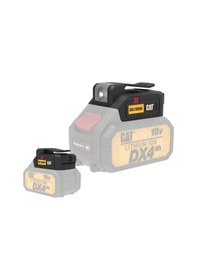 Resim Cat Da18099 18V 2A Çift Çıkışlı Usb Port + Led Fener Akü Dahil Değildir 