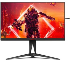 Resim AOC AG275QXN/EU 27" 1 MS 165 Hz FreeSync Premium Pivot VA QHD Oyuncu Monitörü 