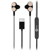 Resim Lecoo EH102 Kablolu Type-C Girişli Mikrofonlu Kulak Içi Kulaklık - Çift Sürücülü, Sağlam Kablo Yapı 