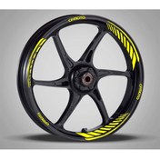Resim Redline Grafik Cfmoto Sarı Full Jant Şerit Takımı 