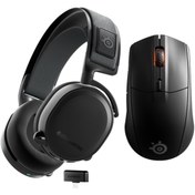 Resim Arctis 7 Wireless Oyuncu Kulaklık+Rival 3 Wireless Gaming Mouse SteelSeries