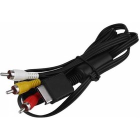 Resim Playstation PS2 PS3 TV AV Bağlantı Kablosu 2 Metre 