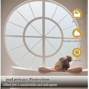 Resim Büro Ev Ofis Yazlık Için 300X45CM Uv Güneş Işığı Engelleyici Buzlu Cam Filmi 