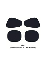 Resim Hightower 4'lü Paket Araç Yan Cam Güneşlikleri Tüm Modeller İçin Isı Yalıtımı Ve Güneş Koruma 