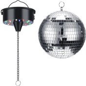 Resim Danazeey Işık ve Disko Topu ile Disko Topu Dekoru-Pil ile Çalışan Disko Topu Işığı, Noel Partisi, Dj Kulübü Parti Malzemeleri (Yurt Dışından) 