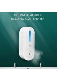 Resim Pazly 180ml Kapasiteli Sensörlü El Temizleyici, Otomatik Dezenfektan Dispanseri, Beyaz Beyaz 