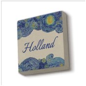 Resim Hollanda Görseli Baskılı Taş Magnet 5x5 