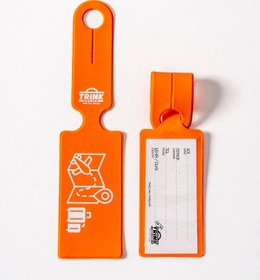 Resim Trink Çanta Valiz Etiketi Ve Bavul Etiketi 2 Adet * Neon Renk Pvc * 