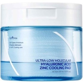 Resim Isntree Ultra-Low Moleküler Hyaluonik Asit & Çinko İçerikli Tonik Ped 60 Adet 