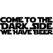 Resim Gmwax Star Wars Come To The Dark Side Duvar Dekor Sticker 40 x 12 cm 