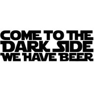 Resim Gmwax Star Wars Come To The Dark Side Duvar Dekor Sticker 40 x 12 cm 
