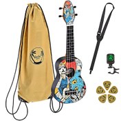 Resim Ortega K2-SR Keiki Sopranino Ukulele Set (Samurai) 