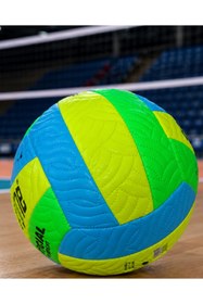 Resim Belle Fusion Renkli Voleybol Topu Dayanıklı Dikişli Antrenman ve Maç Topu 