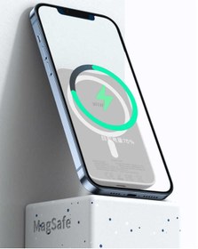 Resim WIWU Sc5000a 5000 Mah Magsafe Powerbank 15w Kick Standlı Kablosuz Magnetik Hızlı Şarj Cihazı 