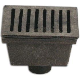 Resim Döküm Yer Sifonu / Süzgeci Alttan Çıkışlı 20*20 Q100 