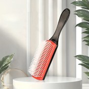 Resim Detangling Saç Fırçası Detangler Saç Fırçası Kafa Masaj Aleti Düz Islak Tarak Kadınlar Erkekler Salon Kıvırcık saç fırçası 