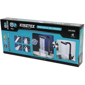 Resim Siyah Geniş - Şelale 4 Fonksiyonlu - 360 Derece Oynar Başlık Uzun Çok Renkli 