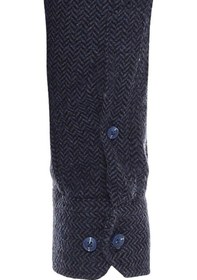 Resim Wessi Kışlık Kare Desenli Lacivert Erkek Oduncu Gömlek Lacivert 