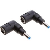 Resim Flameer 2 Adet Dc 7.4x5.0mm 4.5x3.0mm Tapa 90 Sağ Açılı Bilgisayar Için (Yurt Dışından) 